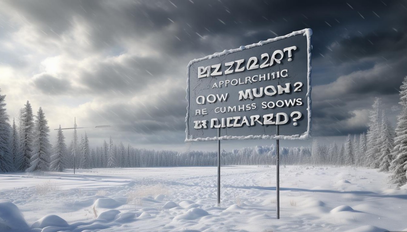 暴雪将至?多大雪才算暴雪?