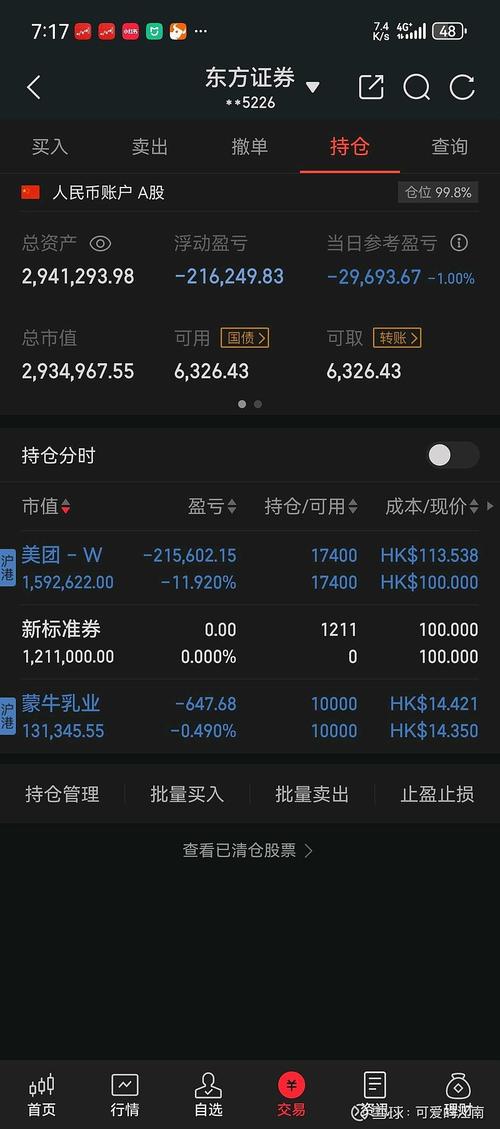 美团点评股票实时价