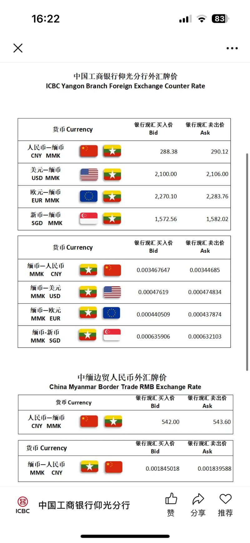 中行外汇实时报价怎么查？最新行情是？